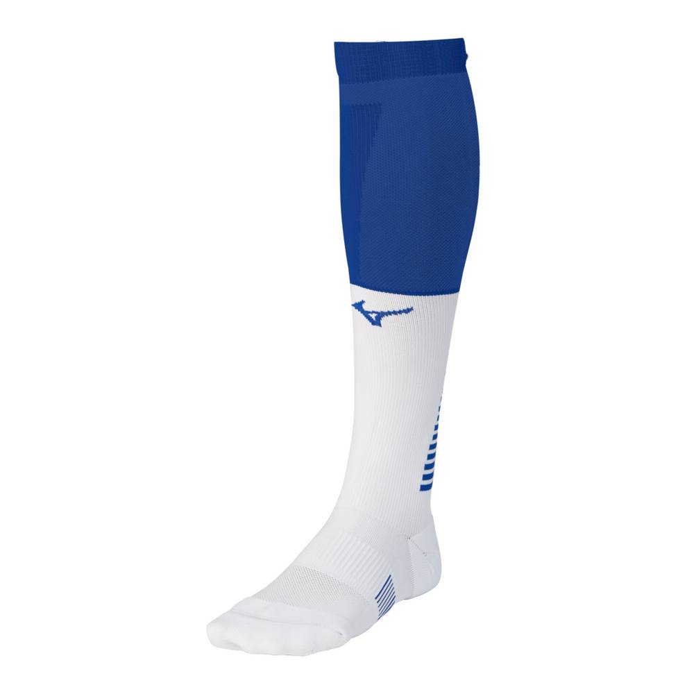 Mizuno Women's Diamond Elite OTC Baseball Socks Royal/White (370259-UJQ)